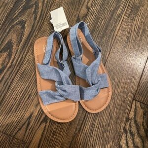 Gap Blue Denim Sandals NWT